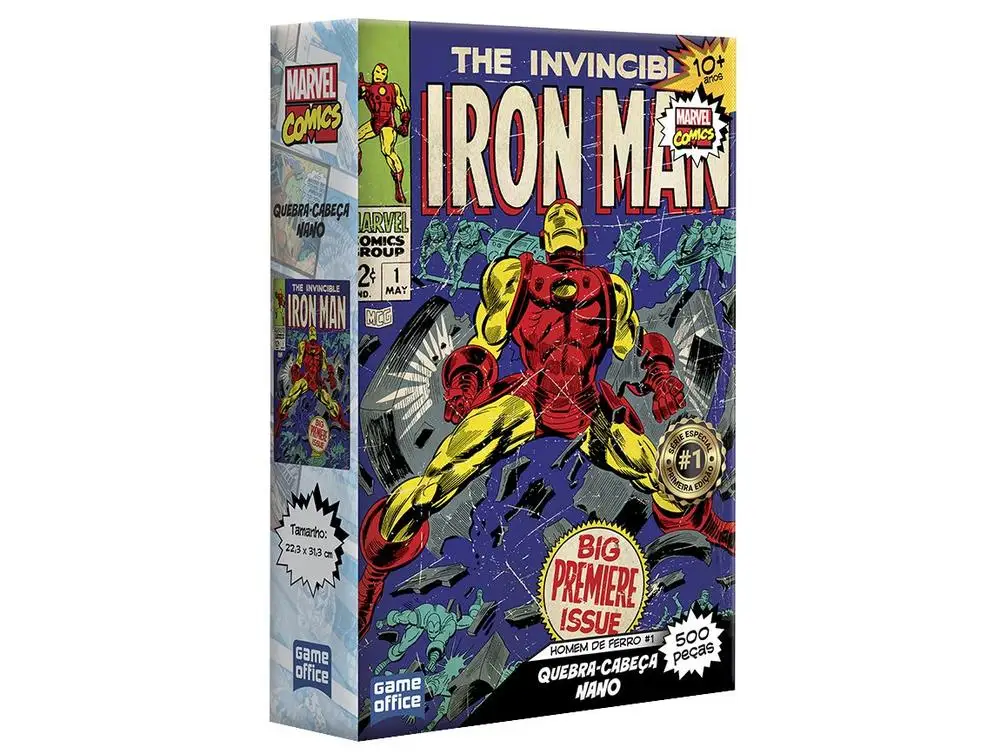 Puzzle 500 Game Pieces Office Iron Man