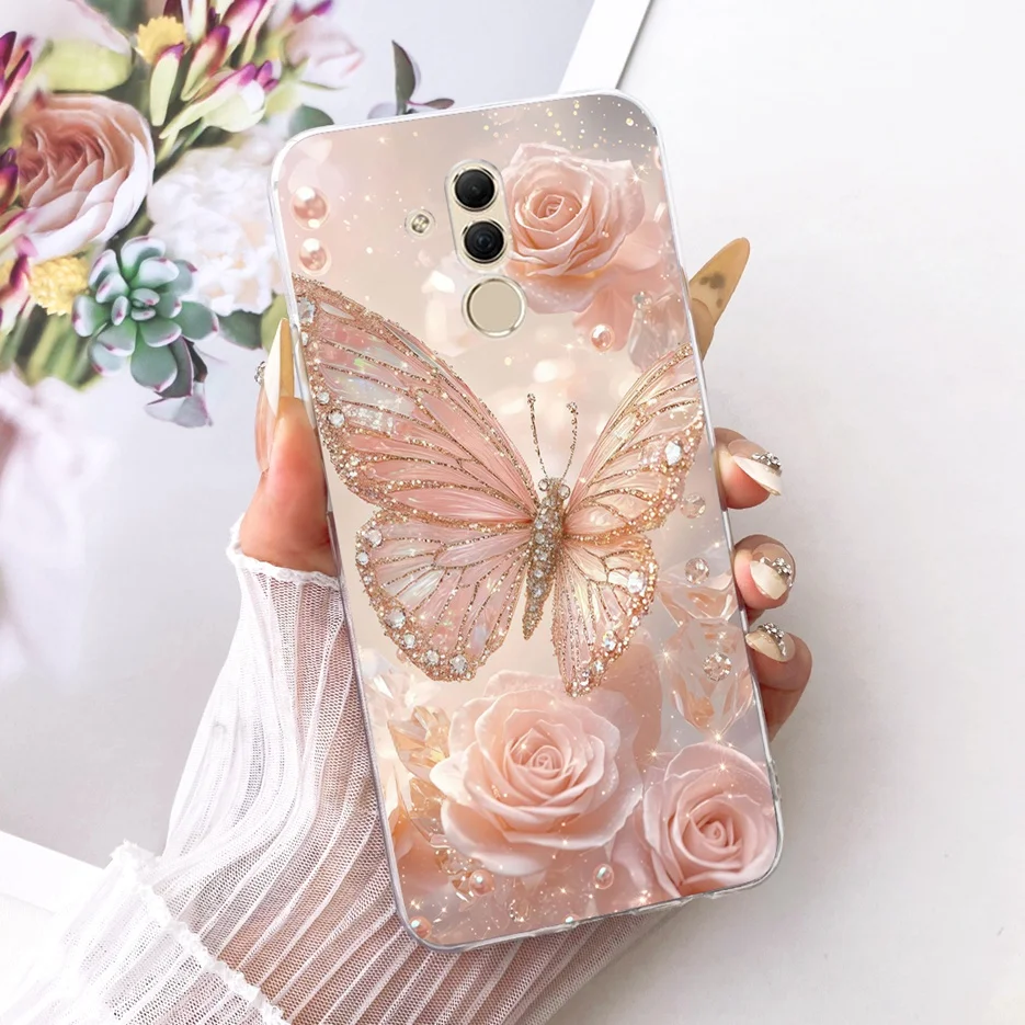 Luxury Floral Butterfly Design Soft Slim Phone Case Cover