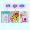 Mini Electronic Claw Machine Coin Operated Doll Machine Vending Grabber Toy Box with Lights & Kids 2