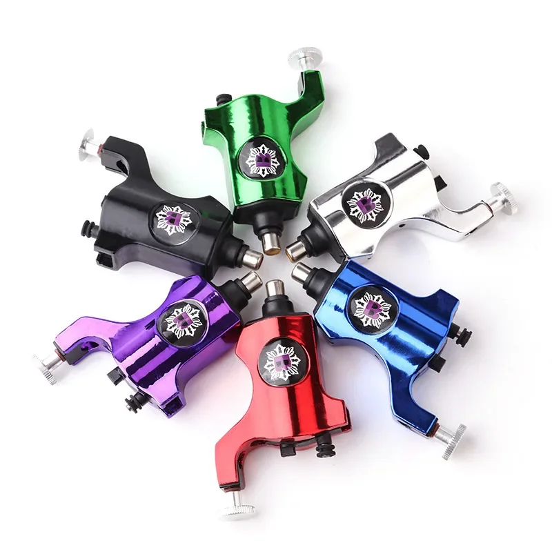 

Professional Drive Tattoo Machine Six Clours Drawing Lines/RCA Head Tattoo Gun Body Art Makeup Instruments Tattoo Tools Artists