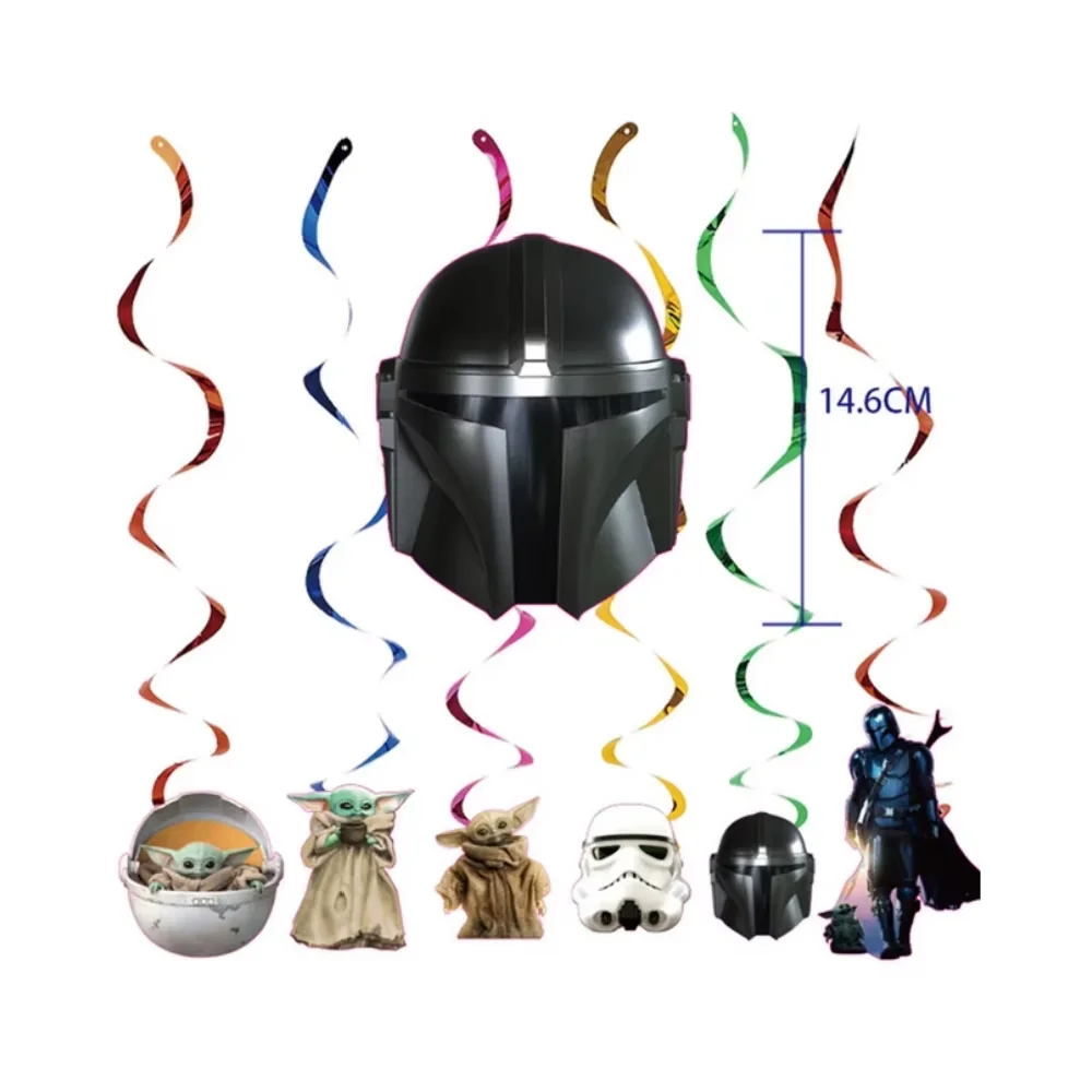 Star Wars Partyzubehör Tischgeschirr-Set Teller Becher Servietten Tischdecke für Babyparty Themenparty Kindergeburtstag Dekoration – Detail 20