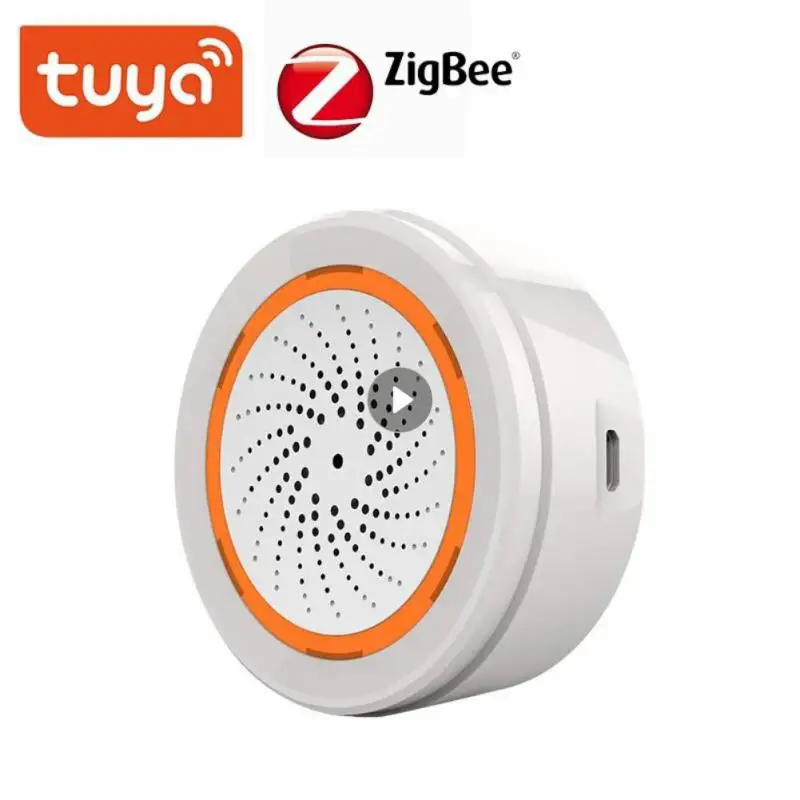 

ZigBee NEO 90DB Sound Light Sensor Tuya Smart Life Built-in Siren Alarm Sensor Smart Home Security Systems For Alexa Google Home