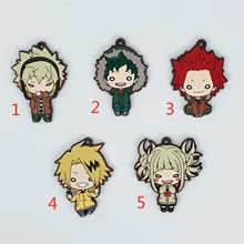 

Boku no Hero Academia Anime Rubber Keychain Key Ring Race Straps Cosplay