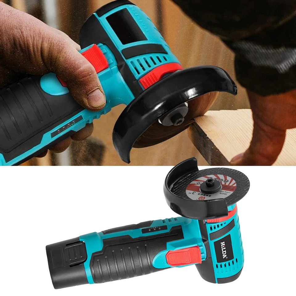 Mini meuleuse d'angle,Meuleuse d'angle électrique 12V sans fil et sans