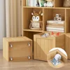 Toy Storage Organizer with Movable Drawers, Floor Storage Cabinet Toy Chest with Hidden Wheels and Storage Cubbies,Storage Chest 6
