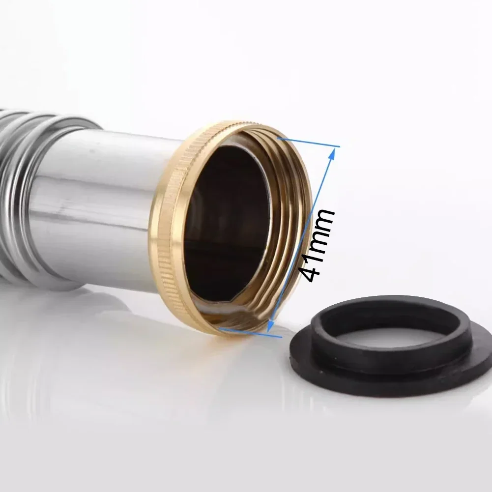 Kitchen Sink Drain Pipe Anti Rat Bite Stainless Steel Sink Strainer Deodorant Wash Basin Sewer Drainer Bathroom Accessories