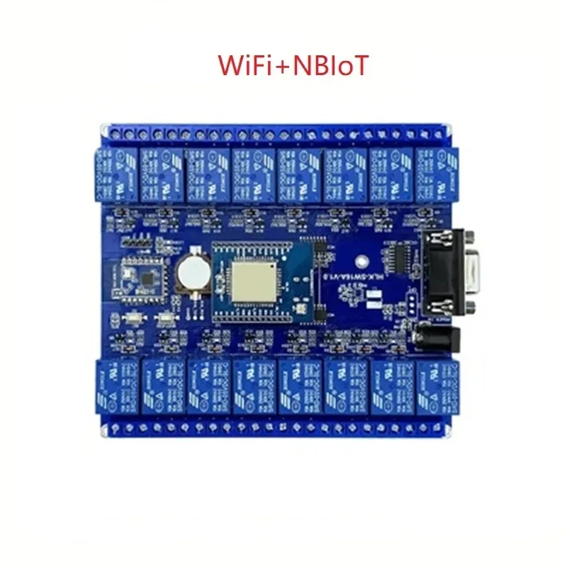 HLK-SW16A WiFi+NBIoT/wifi VersionHi-link 16-channel network relay remote control WiFi+NBIoT mobile phone APP control switch