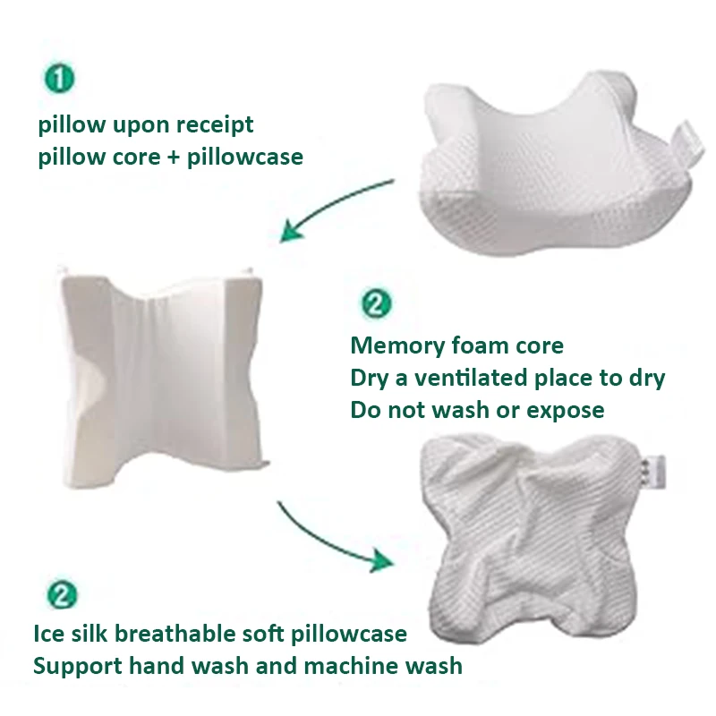 Memory Foam Pillow with Arm Hole Anti-Hand Numb Desk Nap Sleeping Pillow Multifunction Orthopedic Health Neck Couple Pillow 6