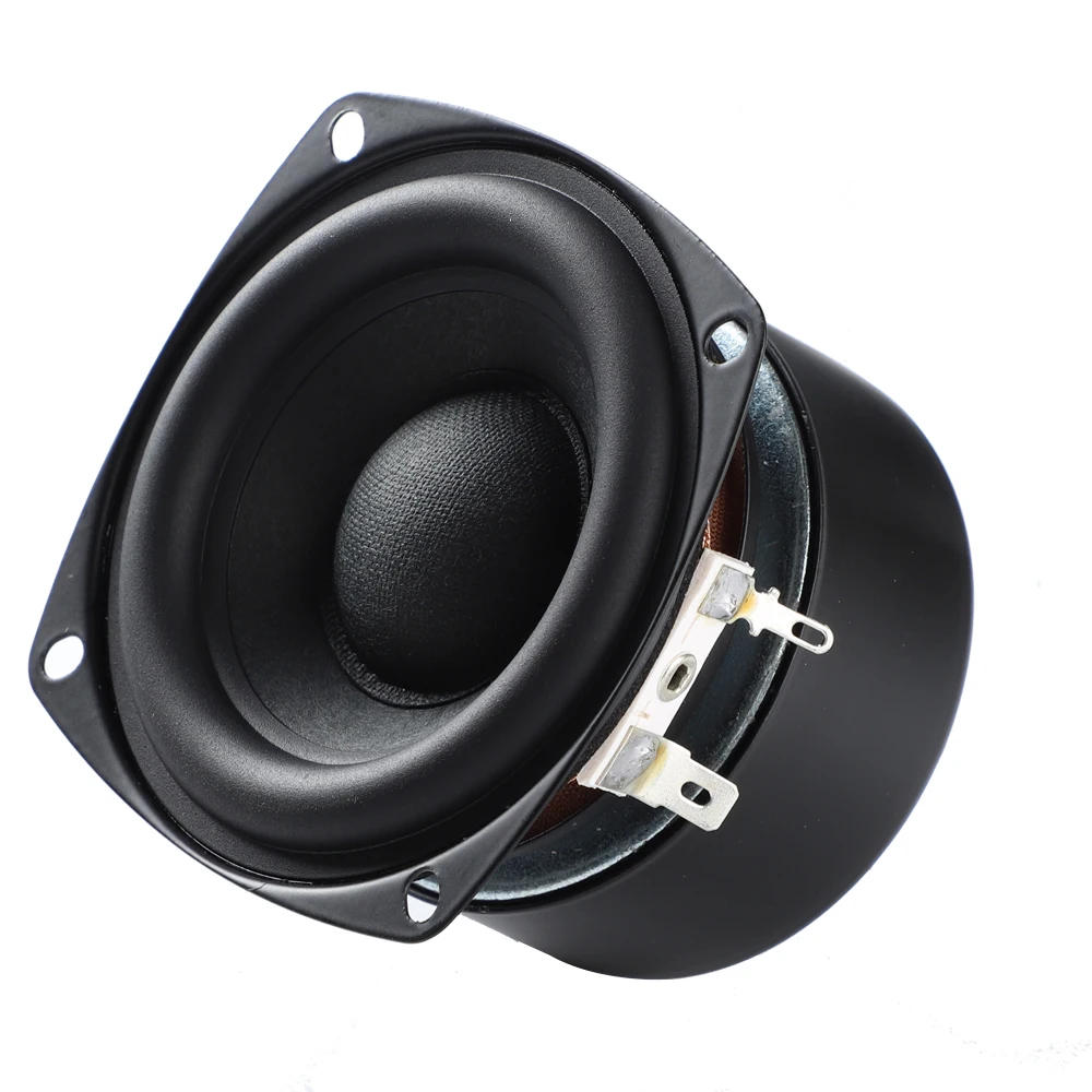 HiFi Speaker 1Pcs Subwoofer 3 Inch 4 Ohm/8 Ohm 25W-50W HiFi Speaker Woofer Audio Sound Bass Sqaure Round 78MM DIY Bluetooth Speaker