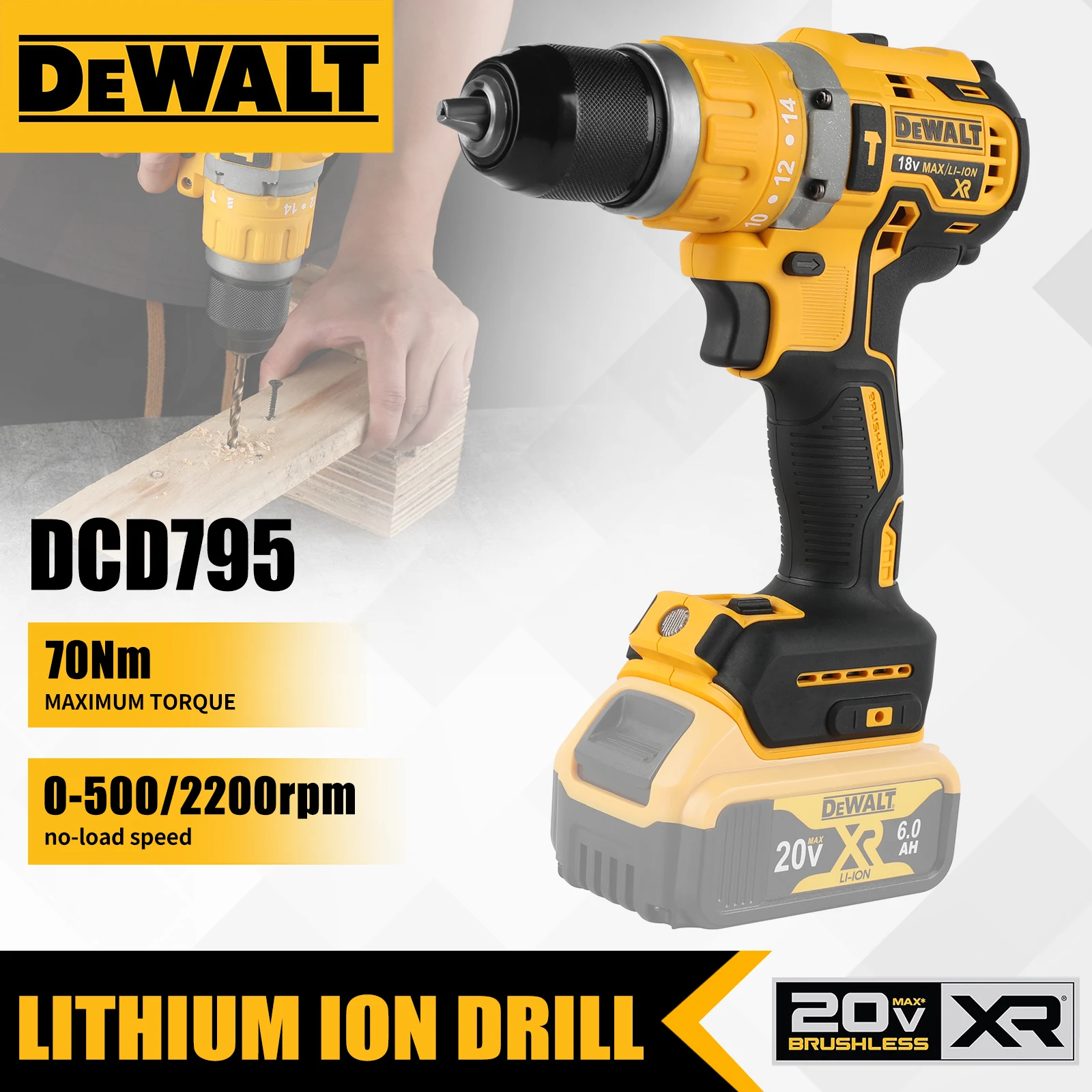 Dewalt Dcd795n Dcd795 Review Dewalt Dcd791 Compact Cordless Drill