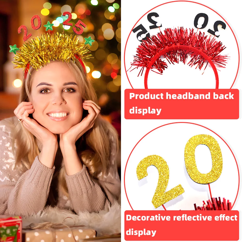 Christmas Headbands,Hair Accessories for Girls,Christmas Supplies,New Year Decorations,