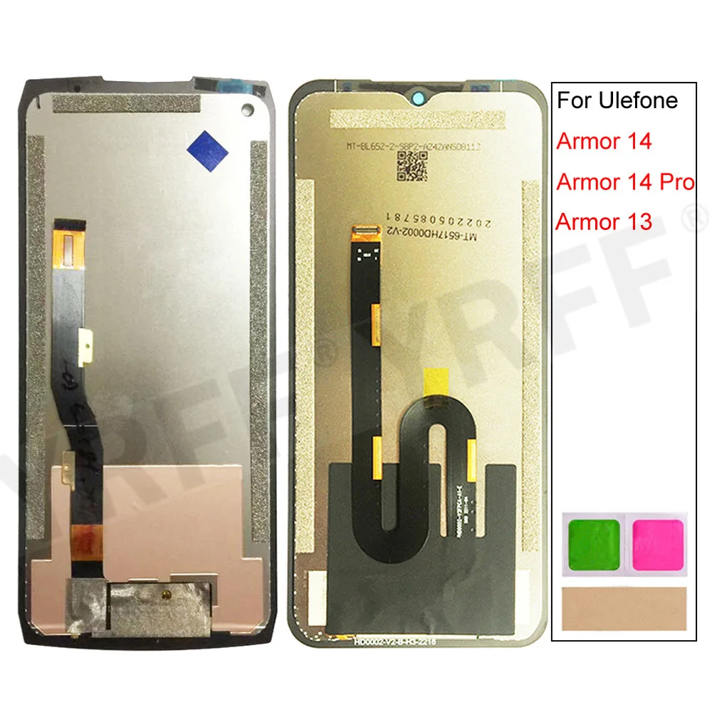 

LCD Display Touch Screen Digitizer Assembly for Ulefone Power Armor 13/ Armor 14 Pro