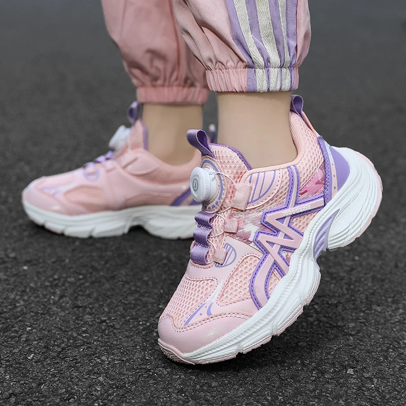 Children Shoes for Girls Breathable Mesh Sports Shoes Casual Sneakers for Kids Boys Comfortable Lightweight Running Shoes 3