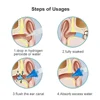 Ear Wax Cleaning Tools Family Use Earwax Removal Nozzles Ear Wax Irrigation Bottle Sprayer Ear Cleaner Tip Adult Kid Health Care 4