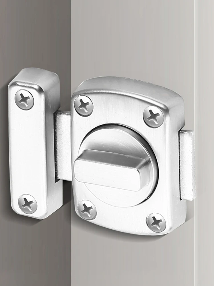 Enhanced Door Security Lock for Wooden Bedrooms - Anti-Theft & Sliding Door Bolt