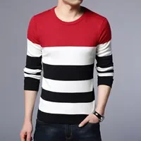 thumbnail image 1 of Camiseta ajustada para hombre, jersey ajustado, camiseta para hombre, cuello redondo, manga larga, sudaderas, tops, talla XL, marca alta, informal, normal, oferta, redes sociales, emo, 1 of 5