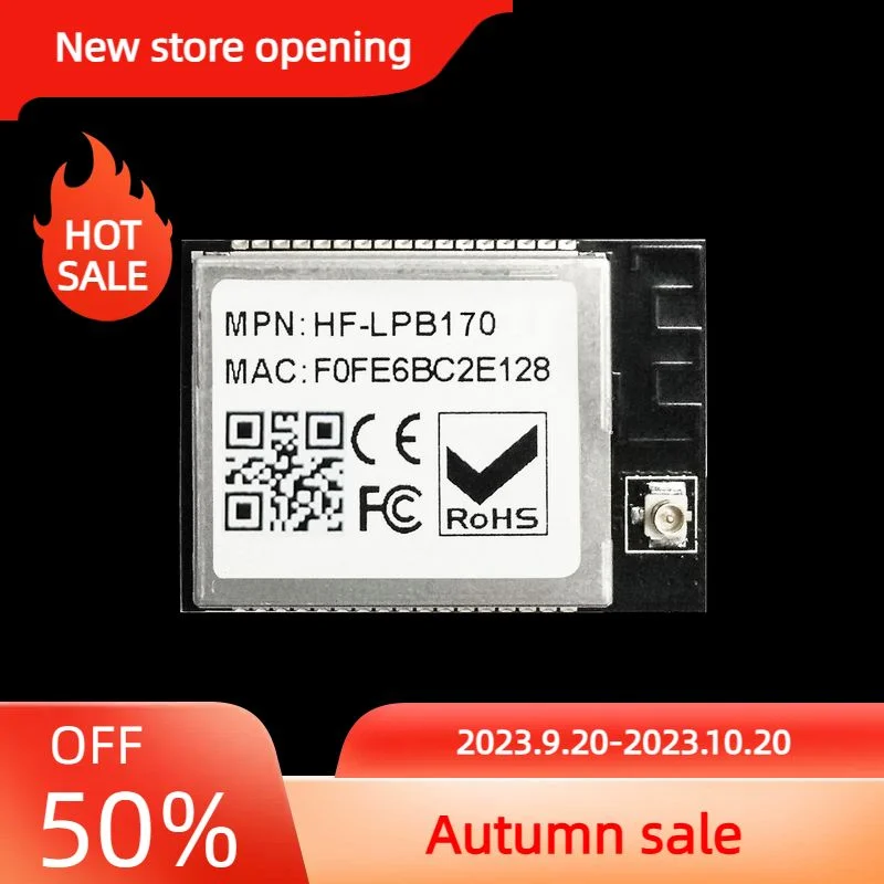 

5pcs Hf-lpc330 Hot Selling 2.4g Wifi+ble Dual New Uart To Wi-fi Serial Wifi Ultra Small Fcc Ce