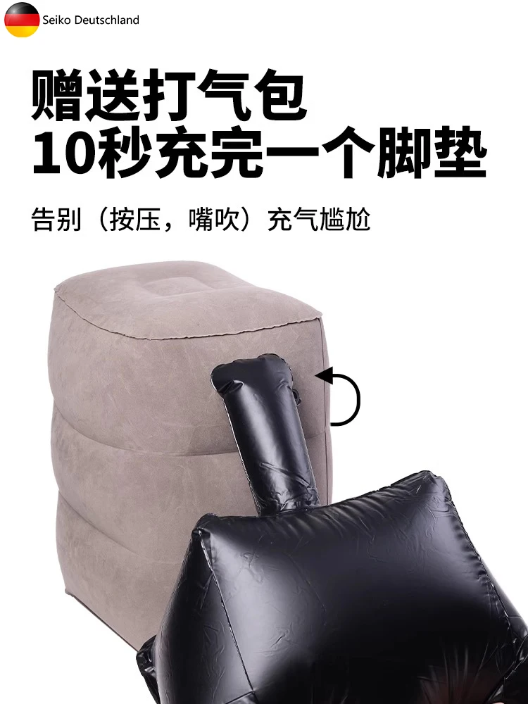 독일산 Iatable U 베개 어린이용 비행기 S Gaet 휴대용 내구성 높은 품질 여행용 Iatable 발 매트