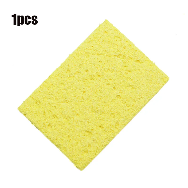 1/5/20Pcs Yellow High Temperature Resistant Cleaning Sponge Cleaner for Enduring Electric Welding Soldering Iron Accessories Kit electronics soldering kit Welding Equipment