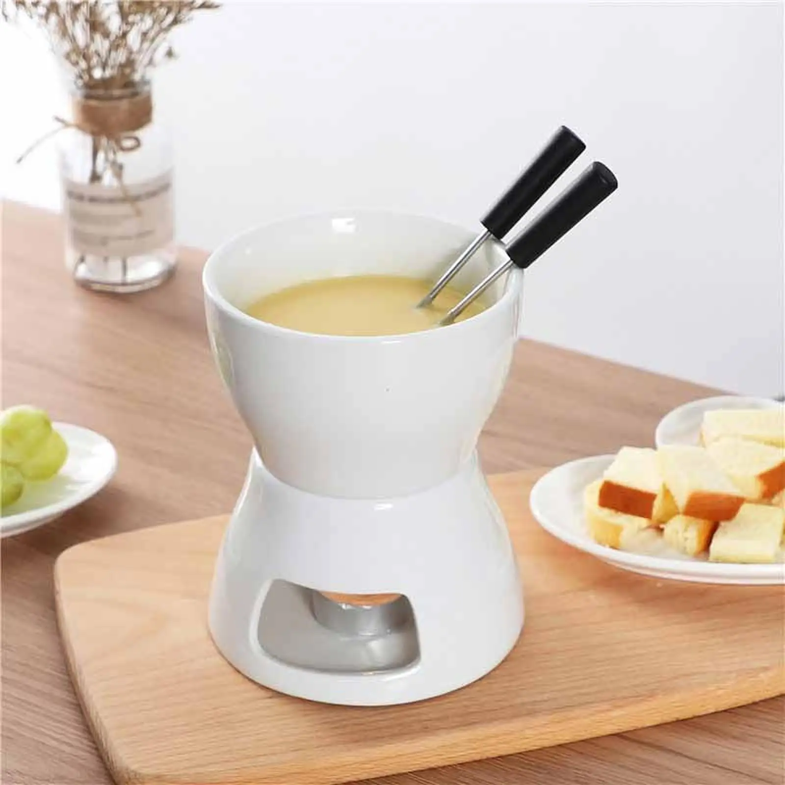 Chocolate Melting Pot Butter Heater Melting Pot for Snack Tapas Wedding