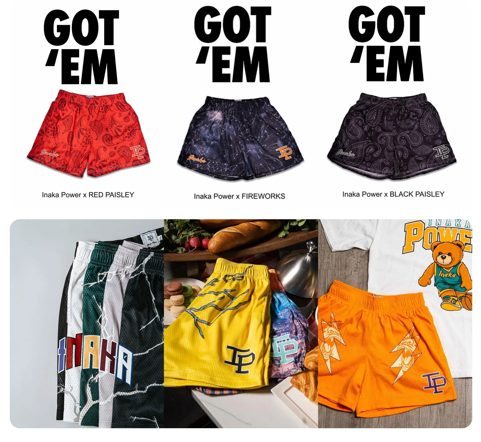 Texwood men's casual and sports wear store, summer beach clothes, men's leather fashion, jewelry, sunglasses Inaka Double Mesh Shorts 2022 Men Women Classic GYM Mesh Shorts Inaka Power Shorts Animal Print With Liner