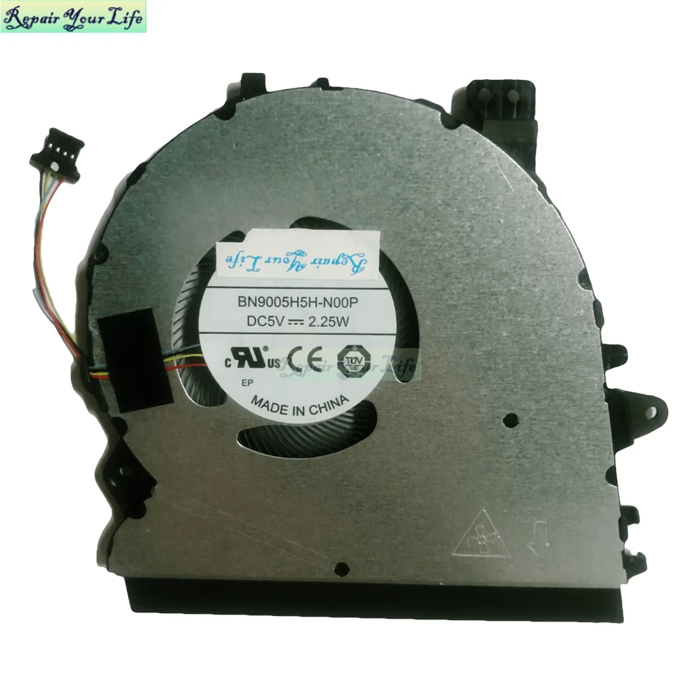 Ventilador de Refrigeração da Cpu do Portátil para Asus Vivobook X431fl S431fl S431fa Bn9005h5h-n00p 13nb0mb0p01011 Dfs5k121154915 Novo - Imagem 2