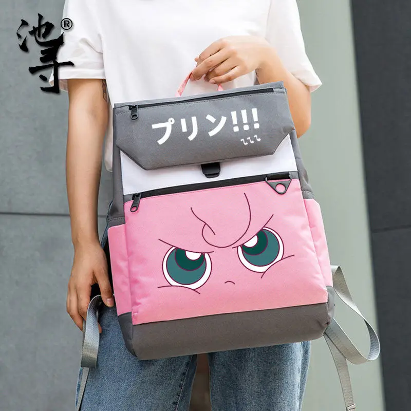 mochila-dos-desenhos-animados-pokemon-fat-ding-anime-bolsa-de-estudante-japonesa-fofa