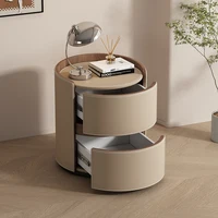 Table De chevet créative délicate, peu encombrante, ronde, pour chambre à coucher, minimaliste, esthétique, meubles De maison 3