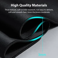 Large Mouse Pad Anti-Slip Rubber Mouse Mat Computer PC Gamer Desk Mat Stitched Edge Large Office Gaming Mousepad Accessories XXL 3