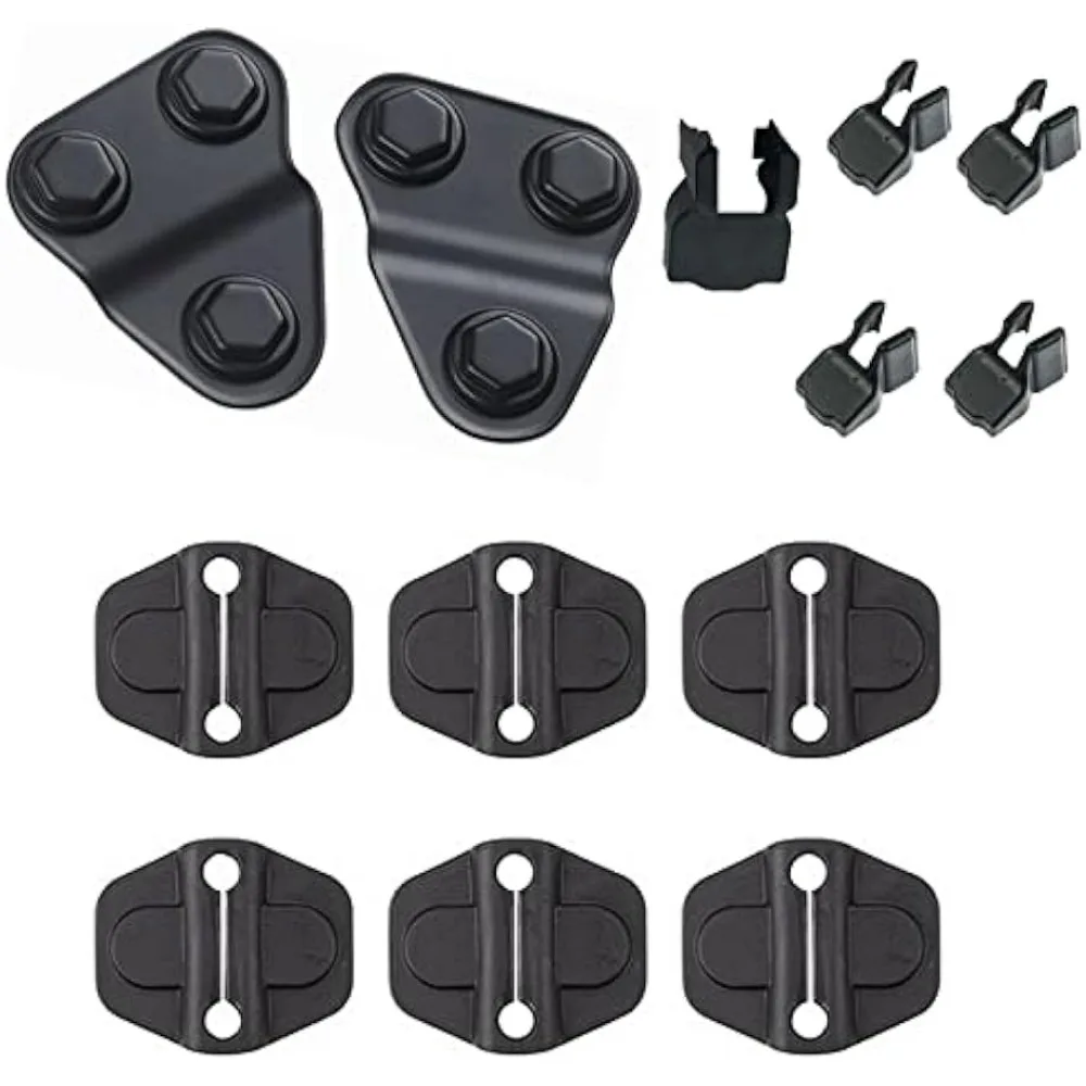 

Door Lock Decoration Cover Buckle Door Screw Protector Cover Limit Strap Hinges Footman Loop Bracket Cover Decor Trim