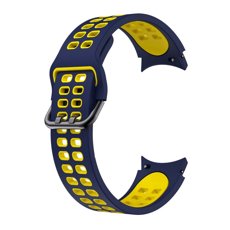 Dual-Color Silicone Watchband Strap - Versatile and Stylish Accessory