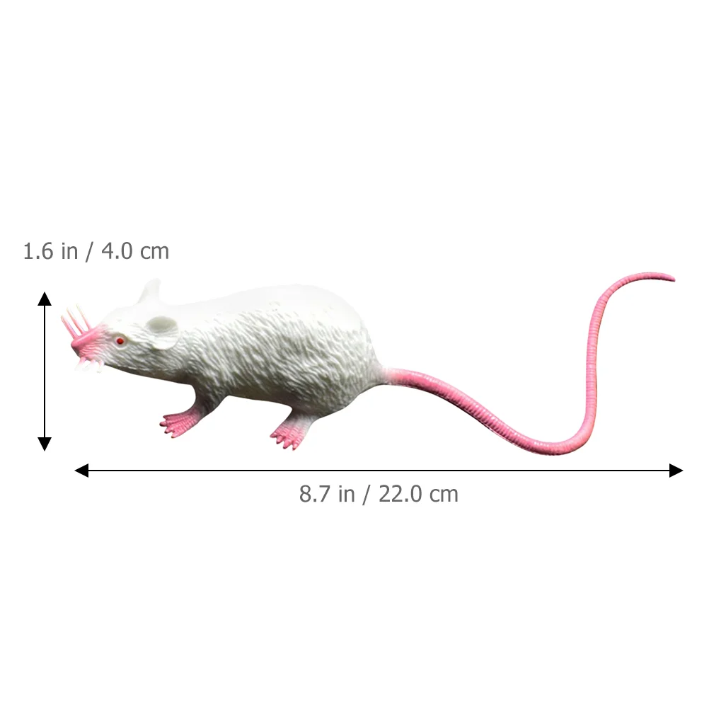 

Fake Small Rat Lifelike Mouse Model Scary Trick Prank Toy Halloween Party Horror Jokes Novelty Funny Toys