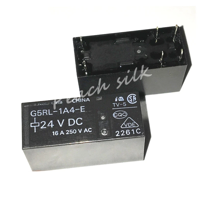 

(5 шт.) Φ 6Pin 16A 250Vac G2RL 1A4 E DC5V 12V 24V DIP6