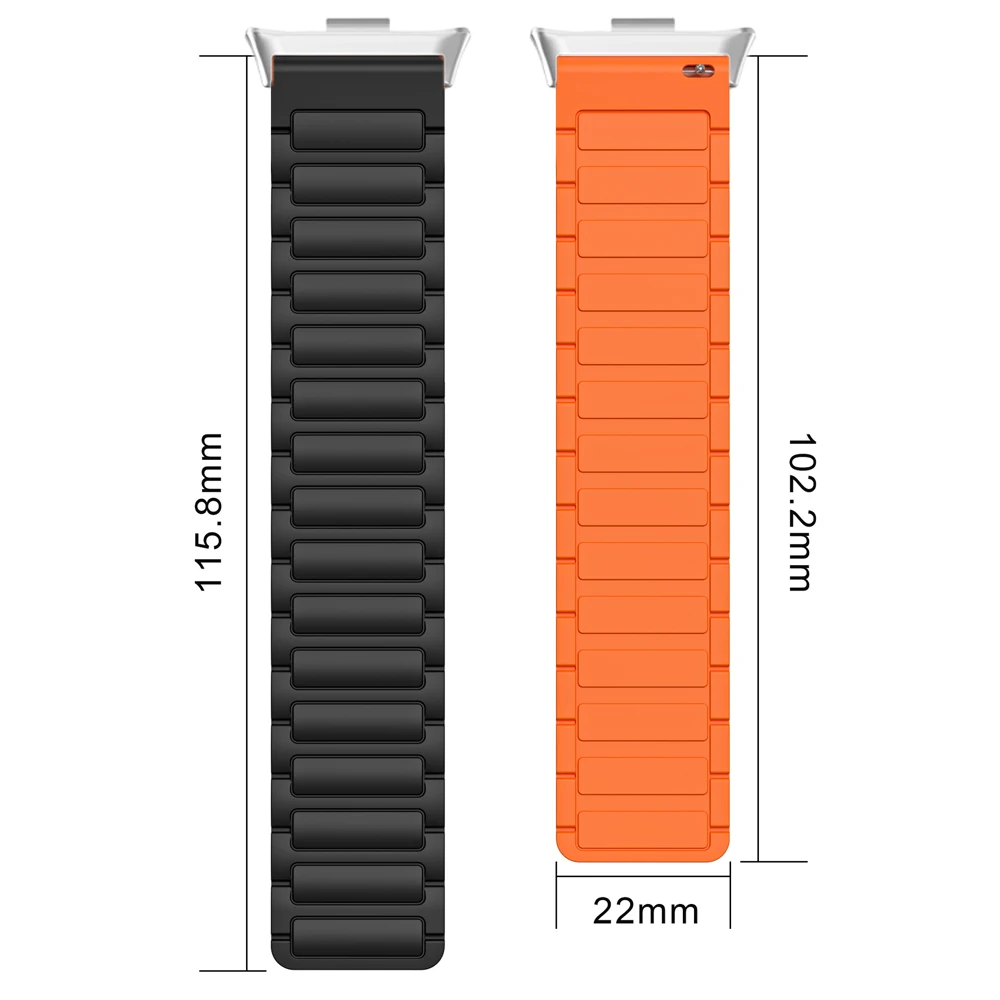 Vibrant Magnetic Strap - Silicone Sport Bracelet