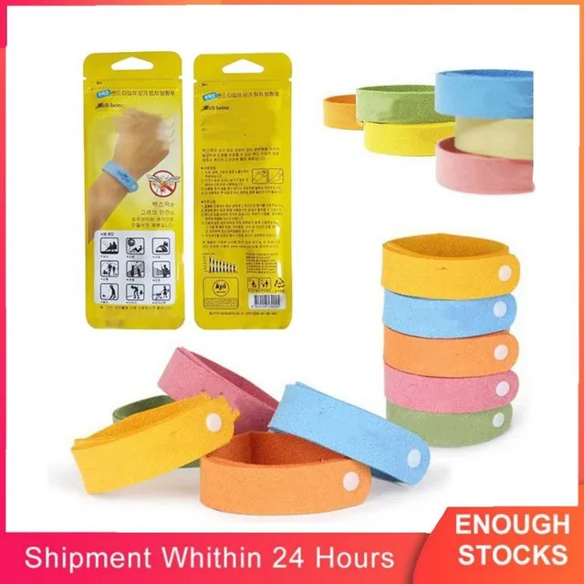 1Db Szúnyog Karkötők Gyerekeknek És Felnőtteknek Hordozható Rovar Karkötő Citronella Karkötőtvezérlő Termékek Kültérihez