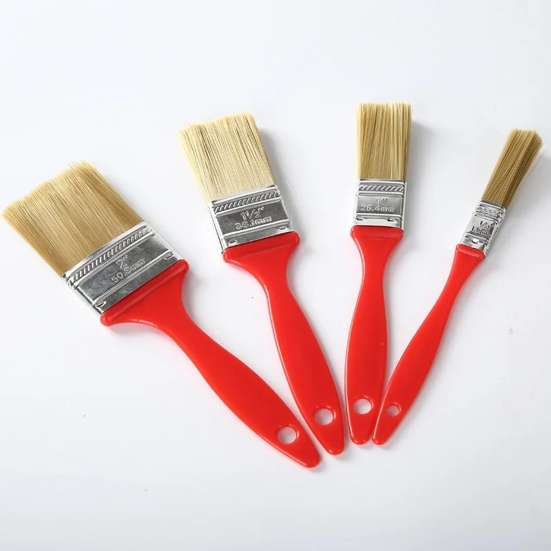 Red paint does not shed dust brush cleaning brush paint tools brush