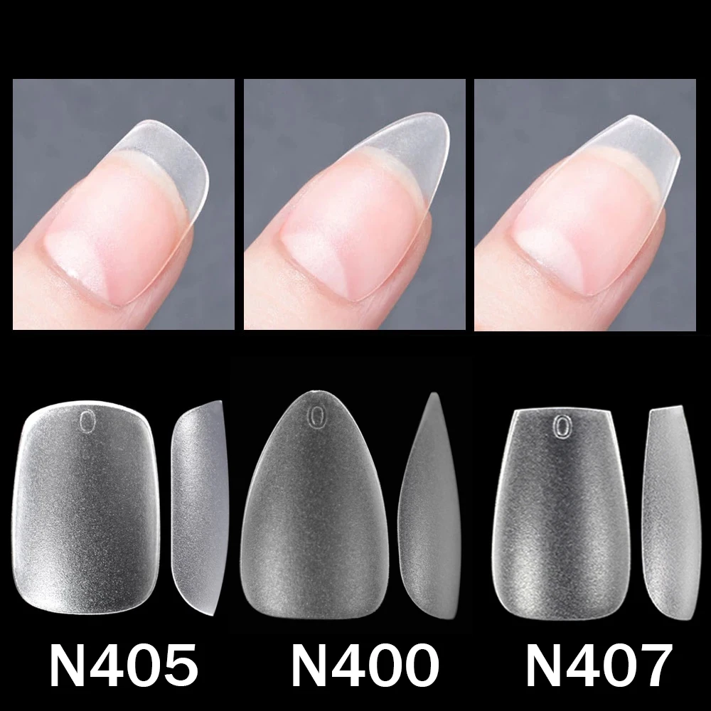 Amazon.com: 6 Packs (144 Pcs) Matte Coffin Press on Nails Medium Length,  Acrylic Short False Nails Full Cover Set Artificial Nails Fake Solid Color  with Glue Nail File for Women : Beauty