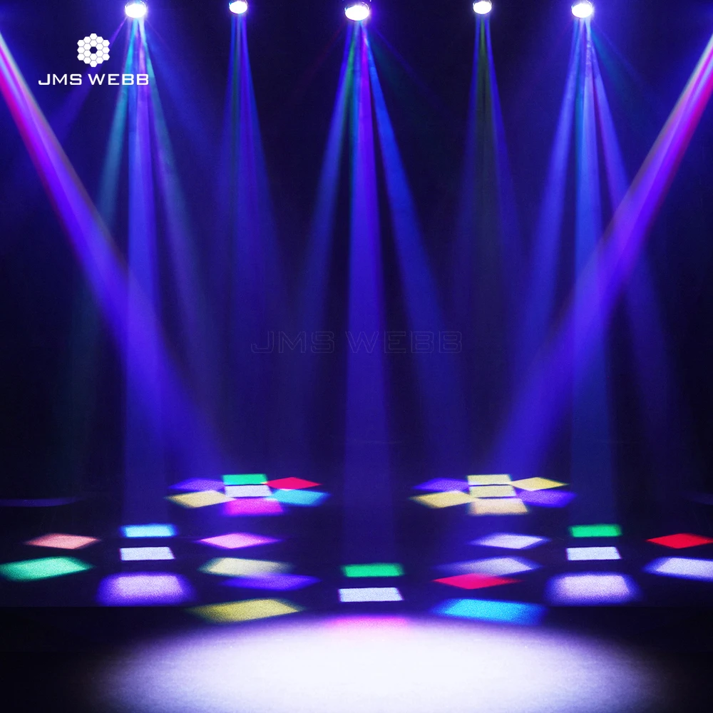 JMS WEBB LED Zoom & Beam & Wash Bees Eyes 7x40W RGBW Moving Head Lighting RDM For Disco Nightclub Party Fiesta Stage