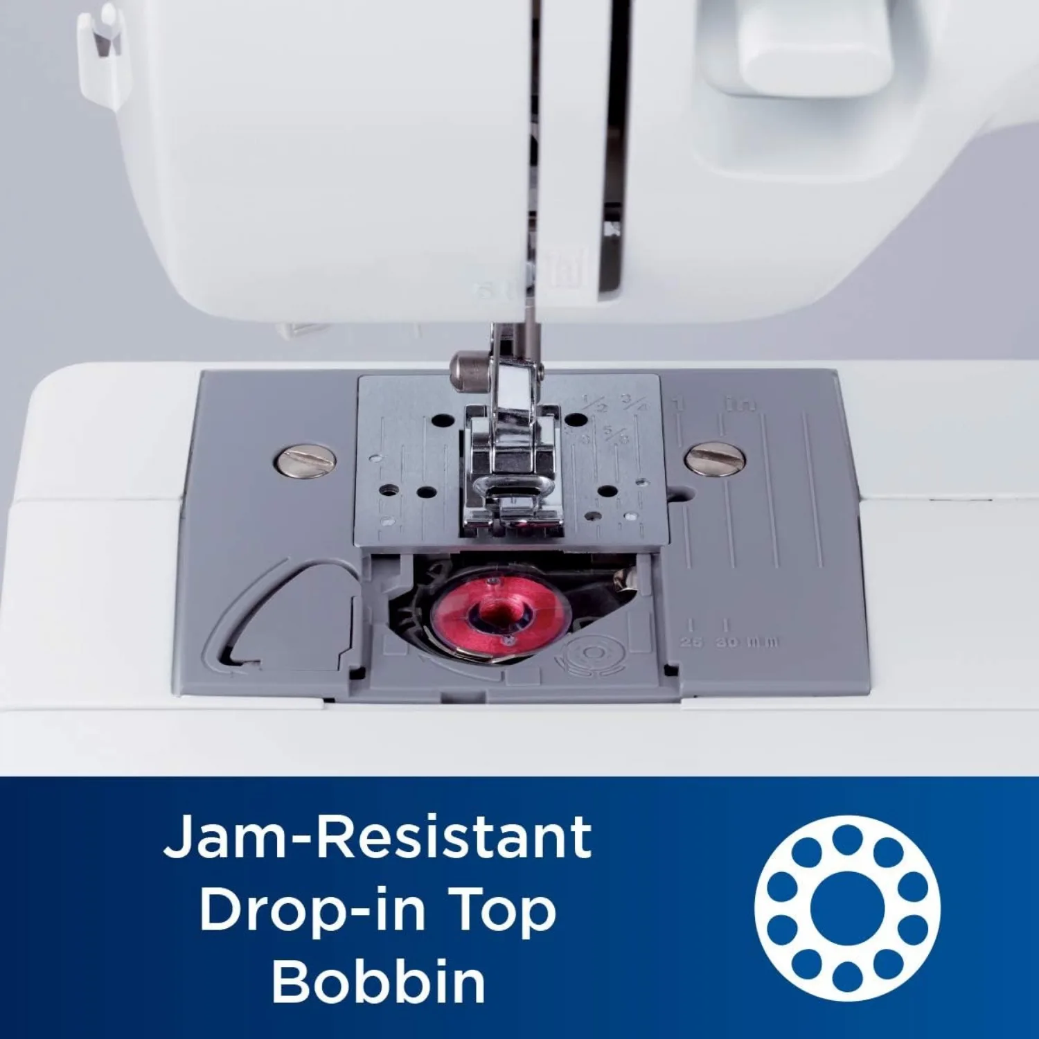 XM2701 Sewing Machine, Lightweight, Full Featured, 27 Stitches, 6 Included Feet，5.9"D x 12.1"W x 15.3"H 5