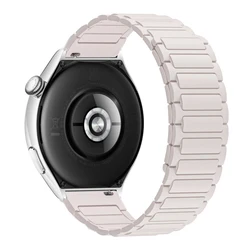 Magnetic Sport Silicone Strap - 22mm Fitness Bracelet Replacement Band for Huawei Watch 3 3Pro (Starlight)