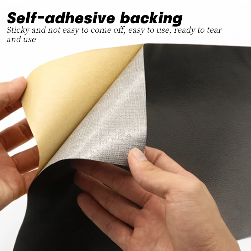 Leather Patch Self Adhesive PU Leather Patches Patch Self-Adhesive Couch Waterproof Wear-Resisting For Furniture Sofa Car Seats Shoes Fabric