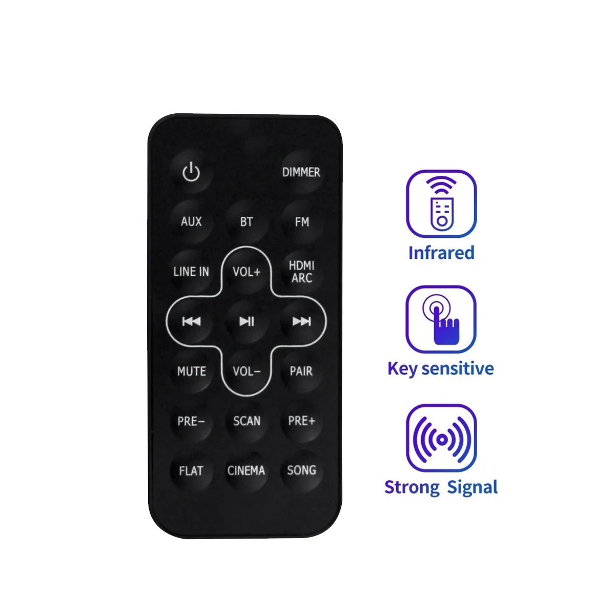

Сменный пульт дистанционного управления для JBL STV202CN Audio Soundbar Player Controller