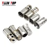 DB Killer With Catalyst Motorcycle Exhaust Muffler Stainless Steel Adjustable DB Silencer Noise Sound Eliminator 51mm 60mm
