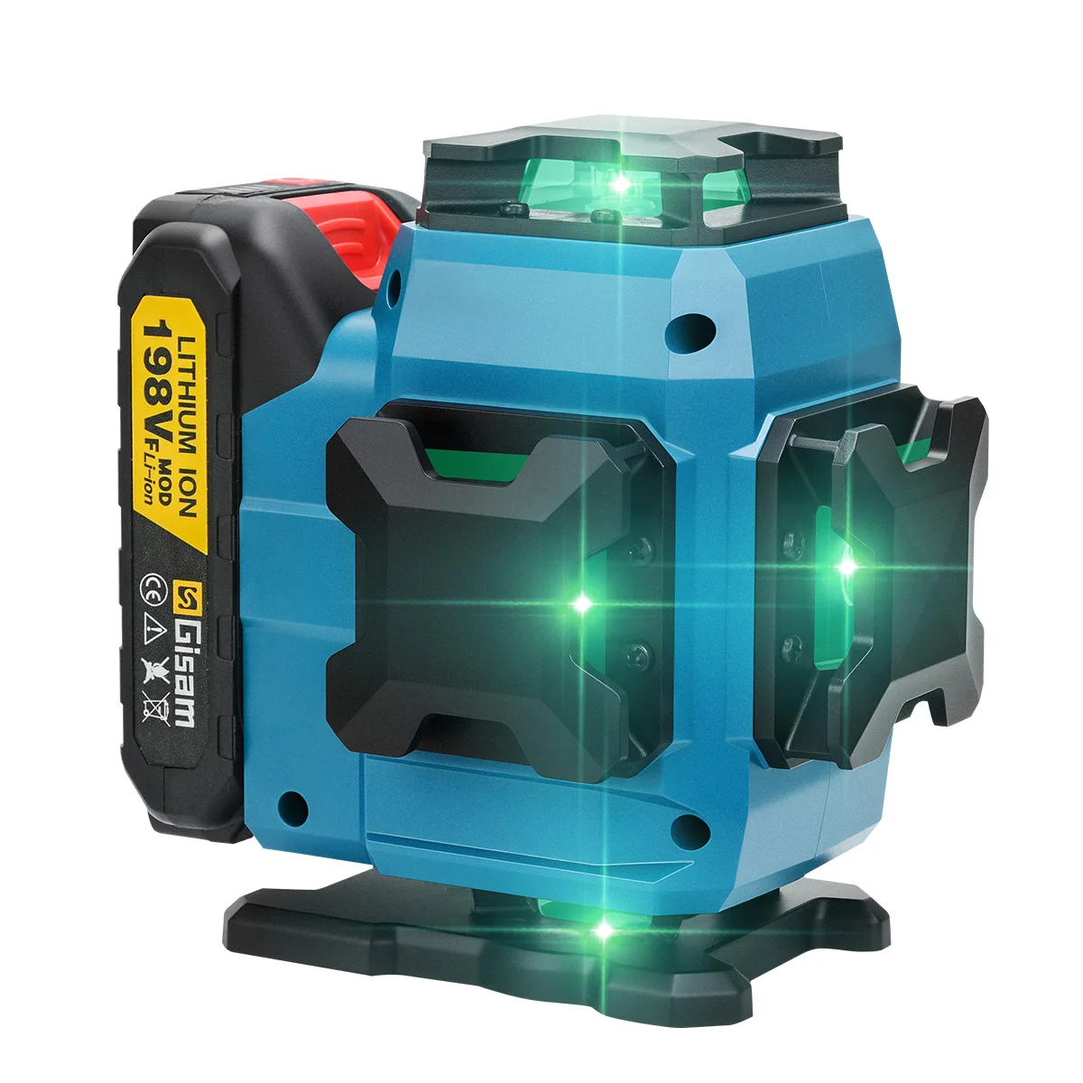16 Lines 4D Laser Laser Level Self-leveling Powerful Green Beam 360 Horizontal a