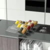 4/2 Layer Spice Drawer Organizer Adjustable Acrylic Spice Jars Rack Tray Expandable Seasoning Organizer Cabinet Kitchen Shelves 5