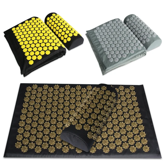 Massage Cushion Yoga Acupressure Mat Acupuncture Massage Mat Relieve Stree Back Body Pain Spike Mat Foot Massager Shakti Mat 3