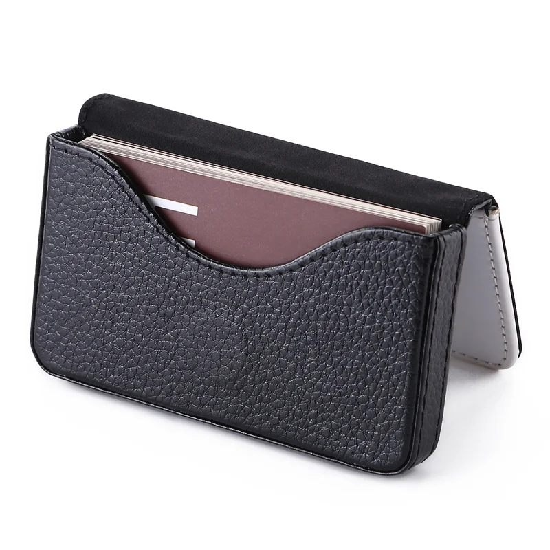 Sublimation Blank Business Bank Card Holder Case PU Leather ID Card Holder Small Coin Cards Cover Pouch Case Bag