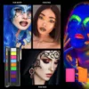 10-color Water Activation UV Painting Palette Set Face Water-based DIY Fluorescent Body Paint Camouflage Paste Eyeliner Makeup 3