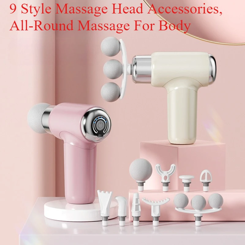 Compact Handheld Deep Tissue Muscle Relaxation Massager with Adjustable Speeds