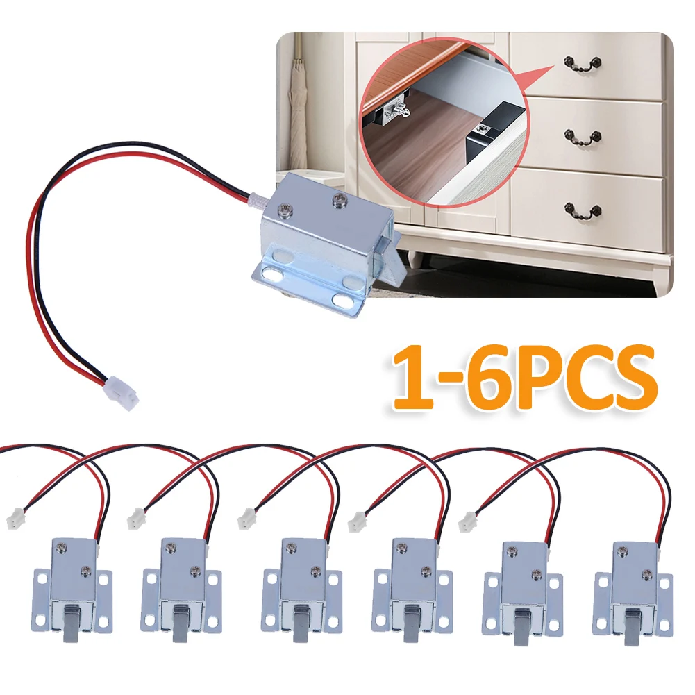 DC 12V Electric Bolt Lock Anti-vibration Universal Solenoid Lock